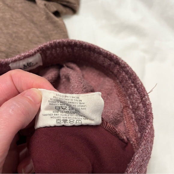 MeUndies French Terry Heather Burgundy Joggers or Sweatpants Size Small - Picture 14 of 15